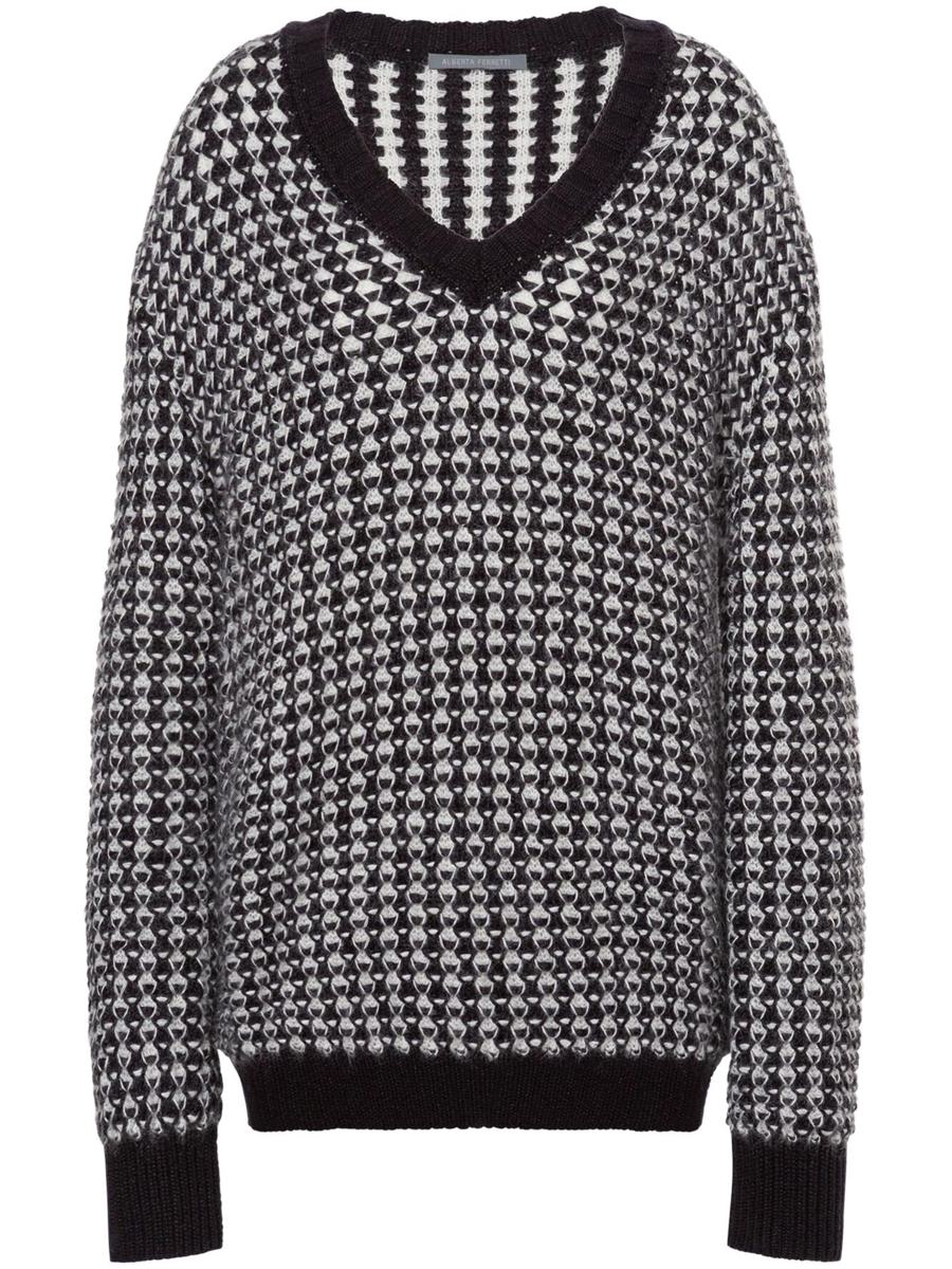 Alberta Ferretti 混合马海毛毛衣