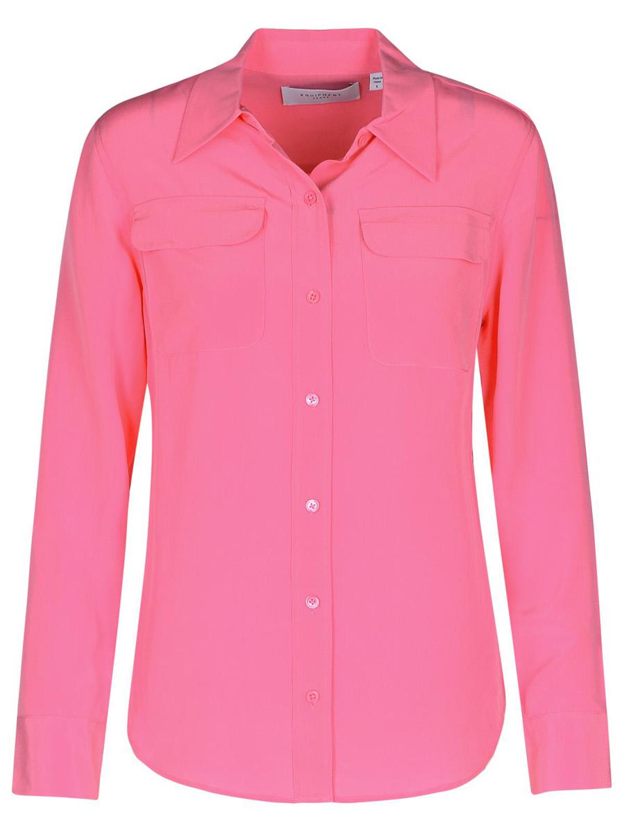 Equipment Pink Silk Shirt