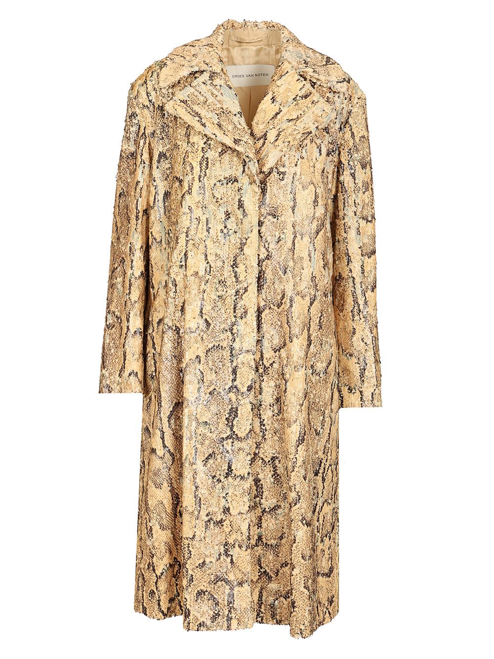 Dries Van Noten Long Coat ricca
