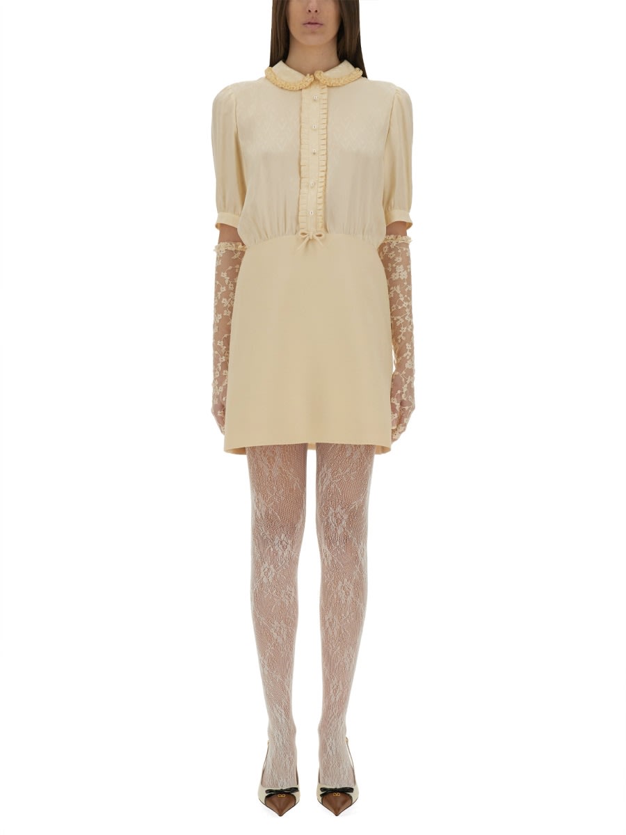 Valentino Crepe Couture Short Dress