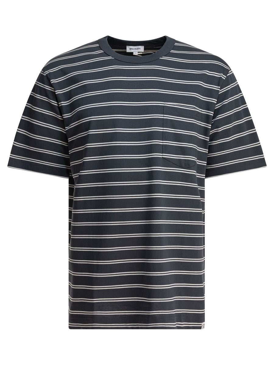 Norse Projects Holger Organic Sailor Stripe Pocket T-Shirt