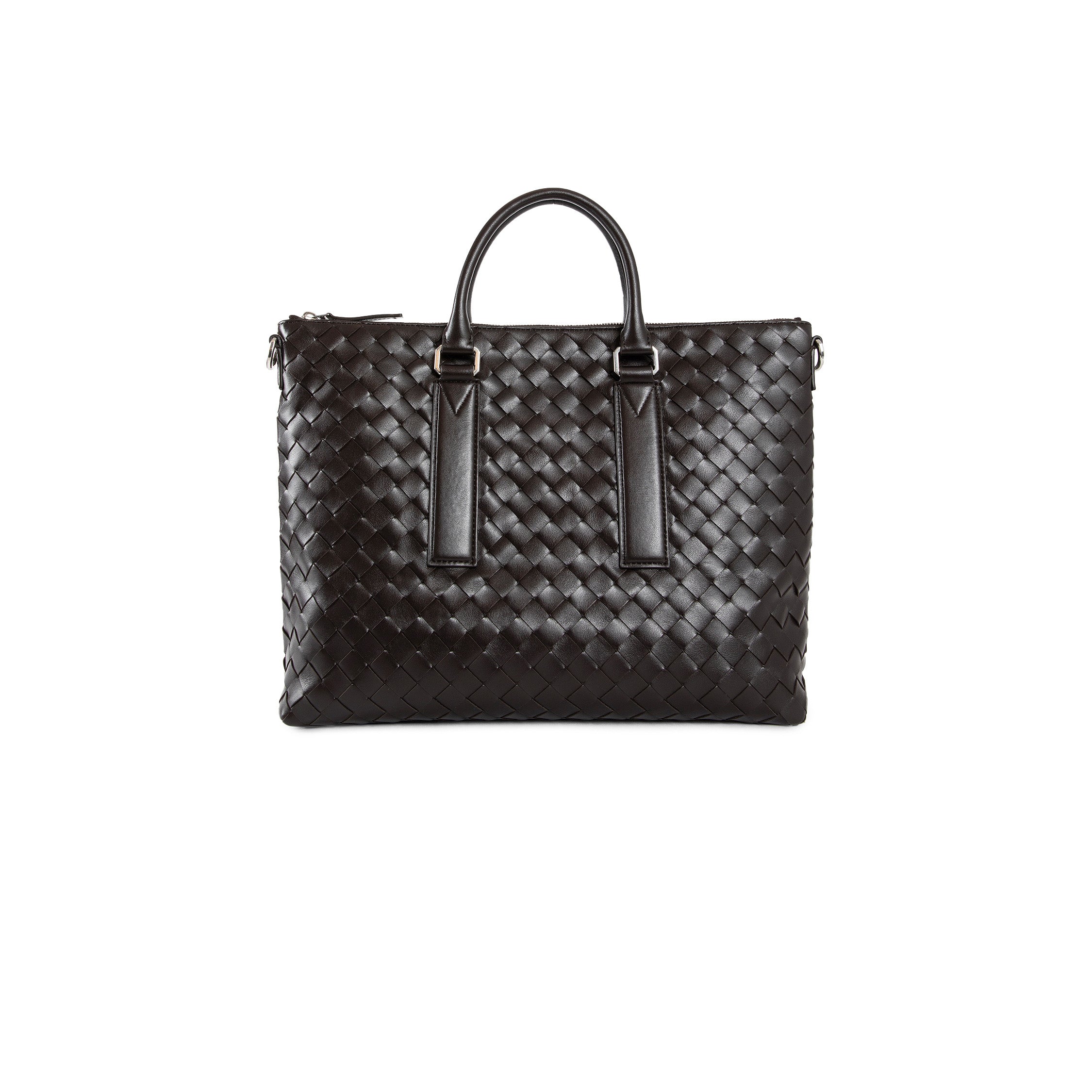BOTTEGA VENETA MAN BLACK TOP HANDLE BAGS