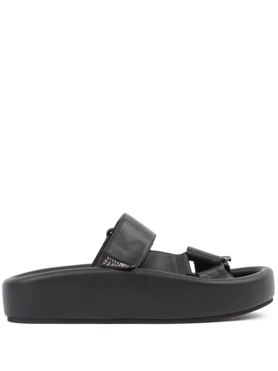 Mm6 Maison Margiela Webbing Slip-On Platform Sandals