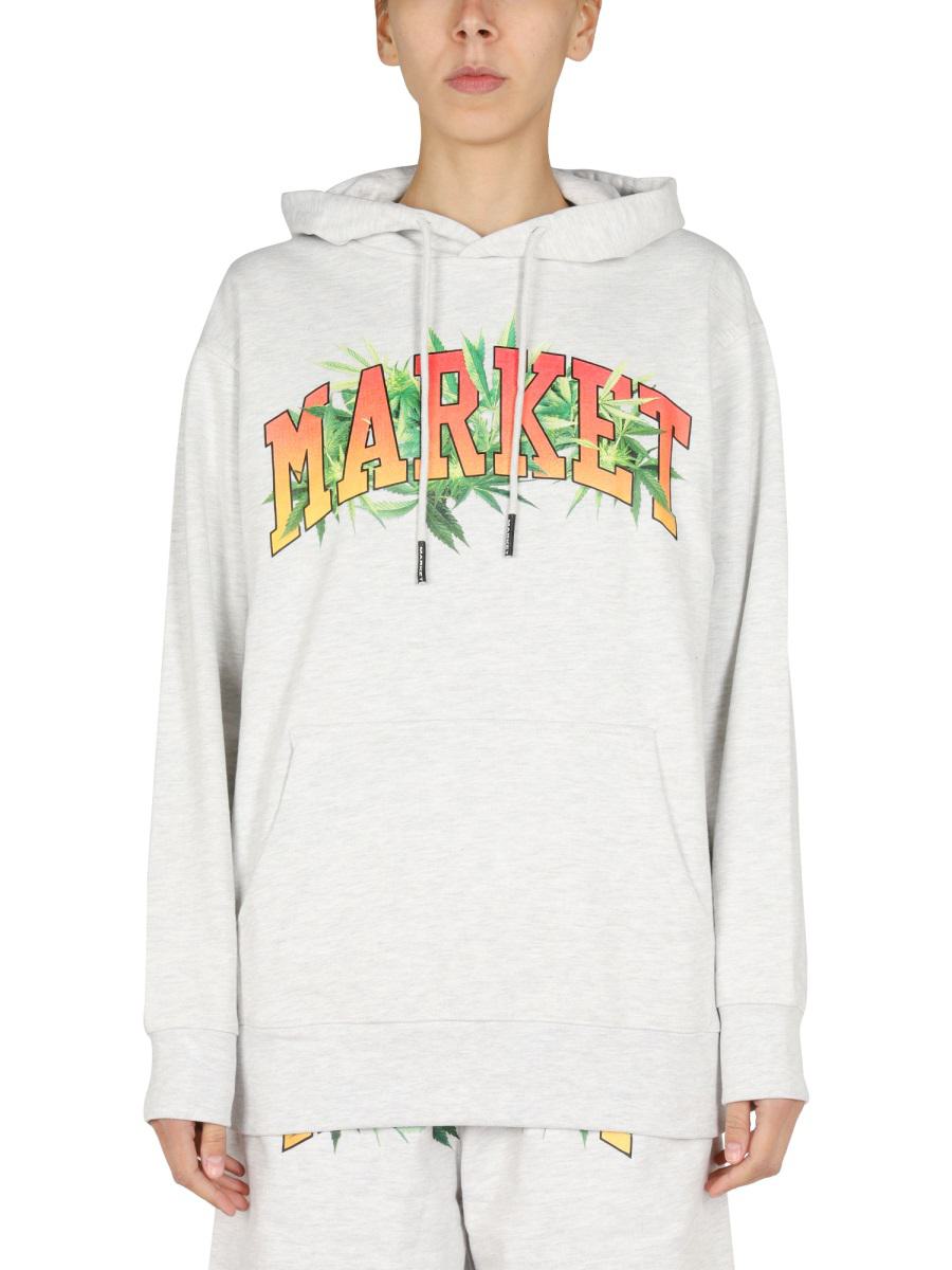 Market Logo印花卫衣 男女通用