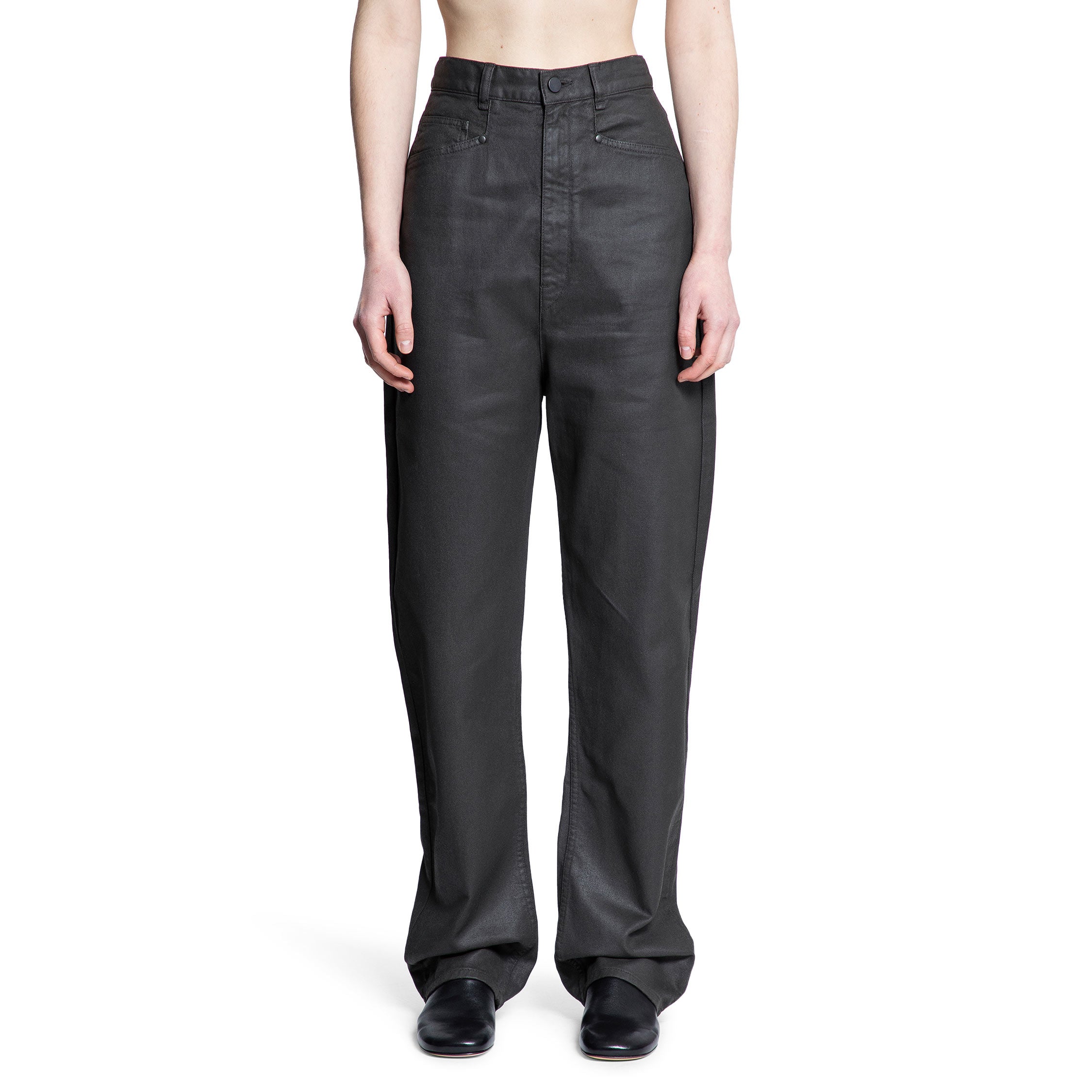 LEMAIRE WOMAN BROWN TROUSERS