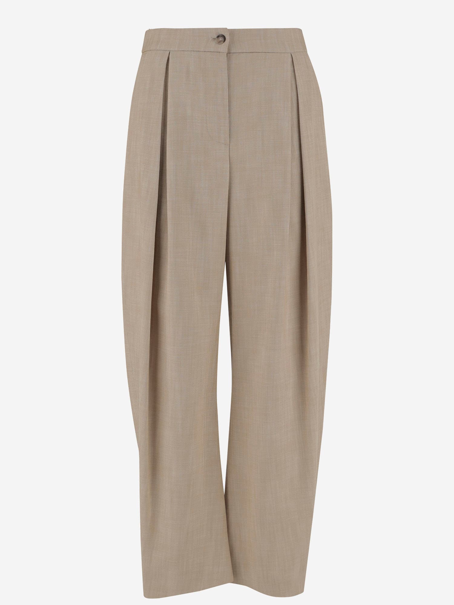 Pinko Stretch Viscose Blend Baggy Pants