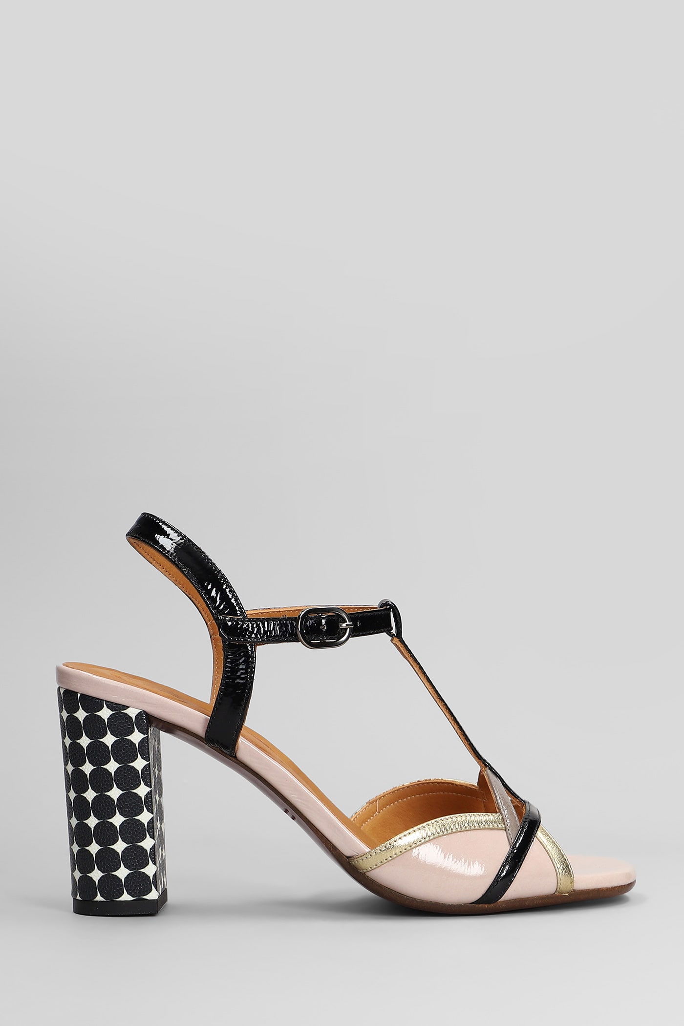 Chie Mihara Bejo Sandals In Black Leather
