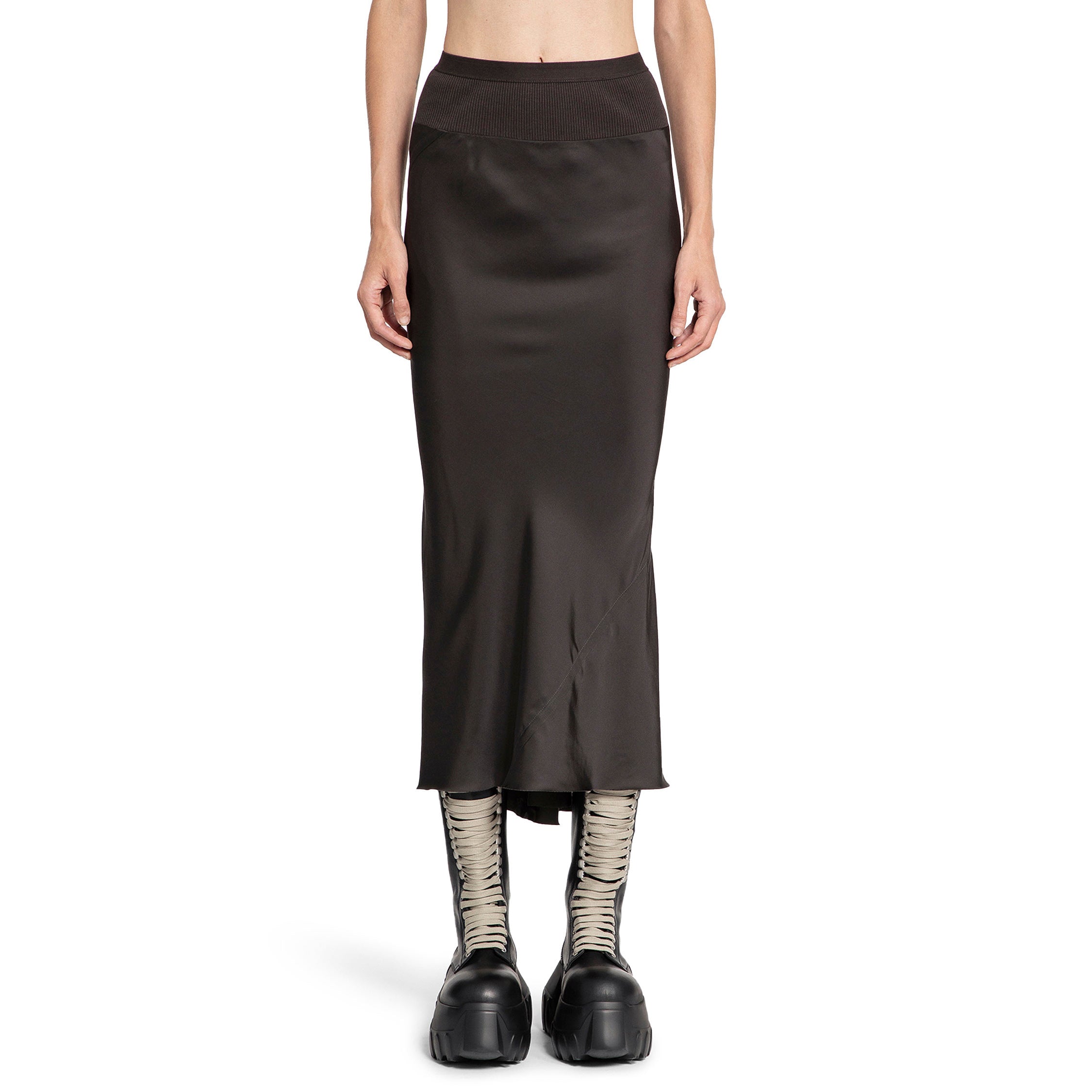 RICK OWENS WOMAN GREY SKIRTS