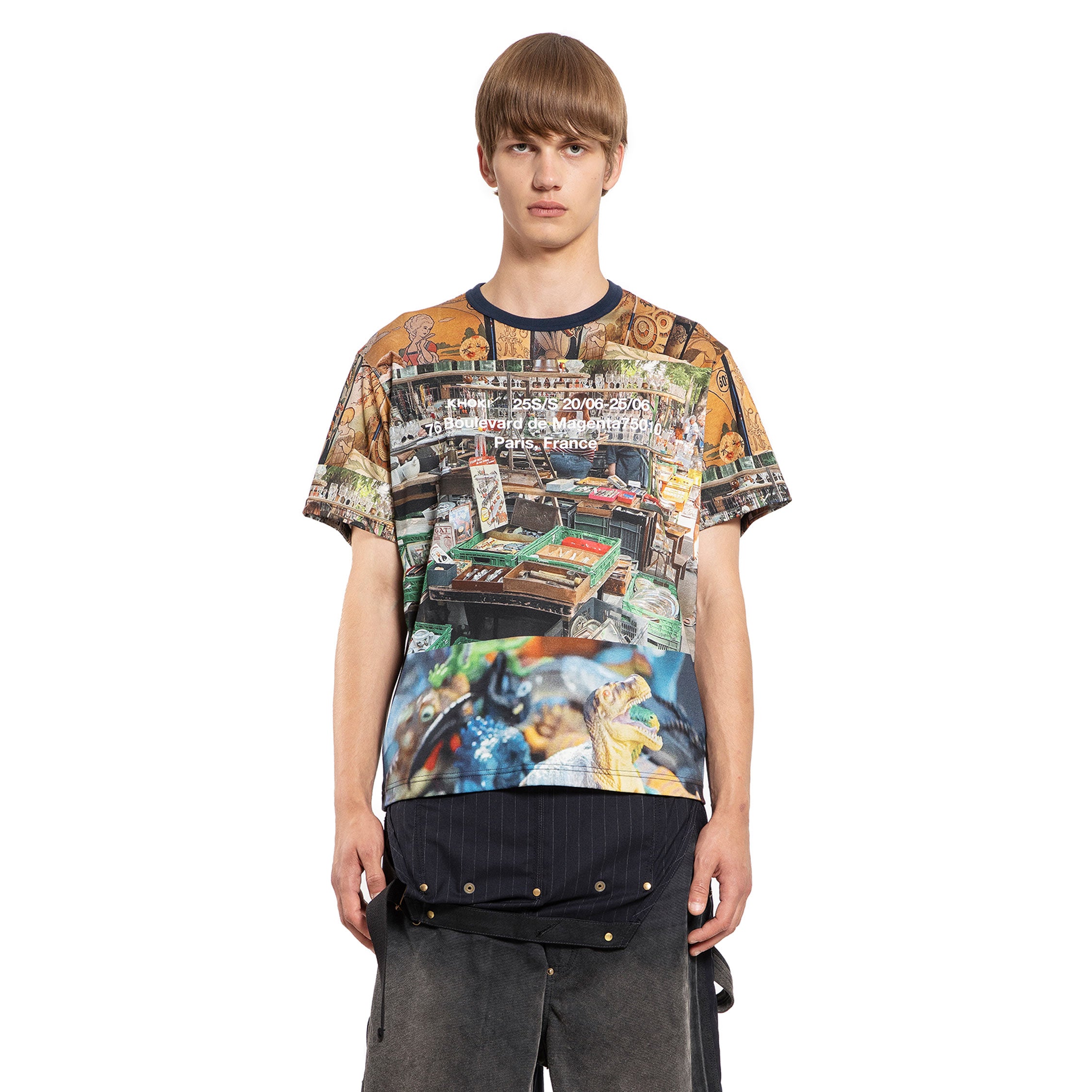 KHOKI MAN MULTICOLOR T-SHIRTS & TANK TOPS