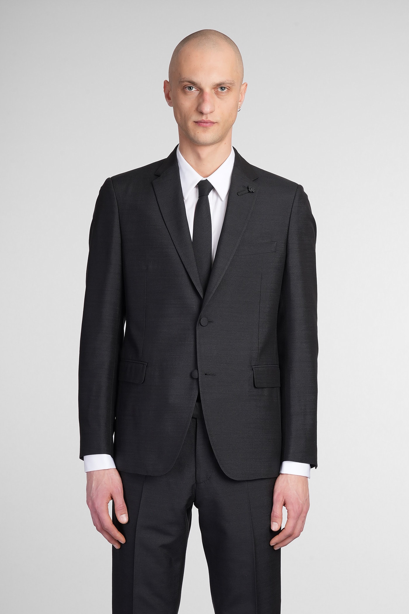 Lardini In Black Silk