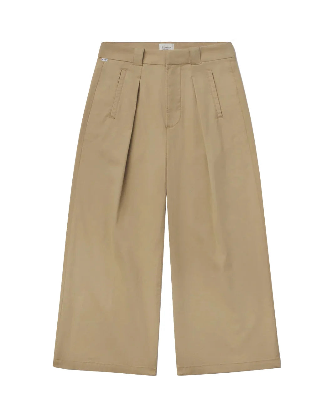 Cara Cropped Pleated Trouser