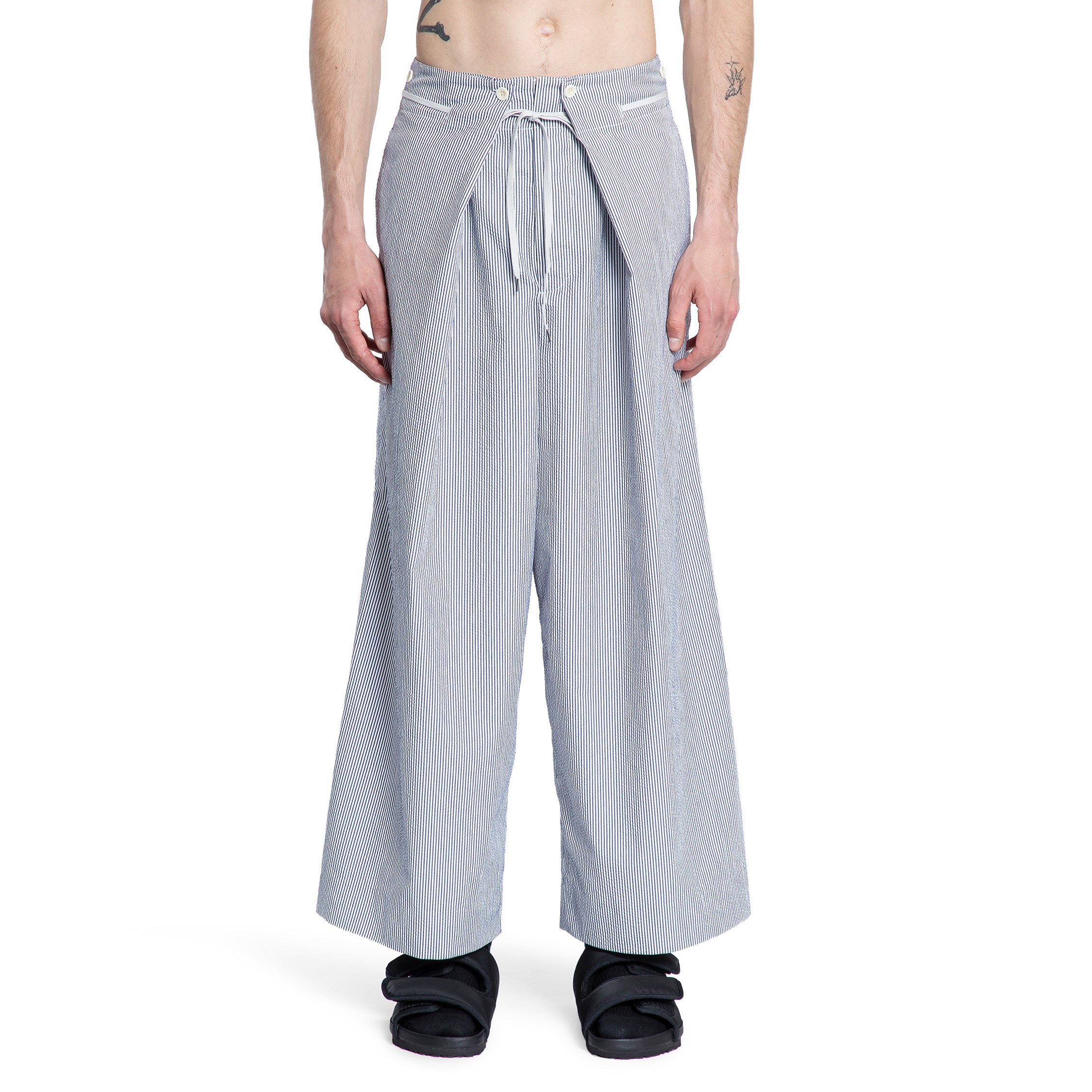 KUON MAN WHITE TROUSERS