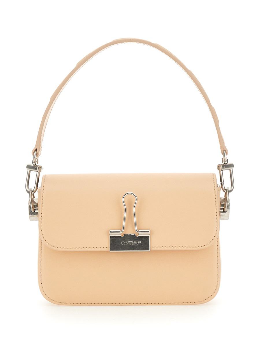 Off-White Small Leather Binder Bag