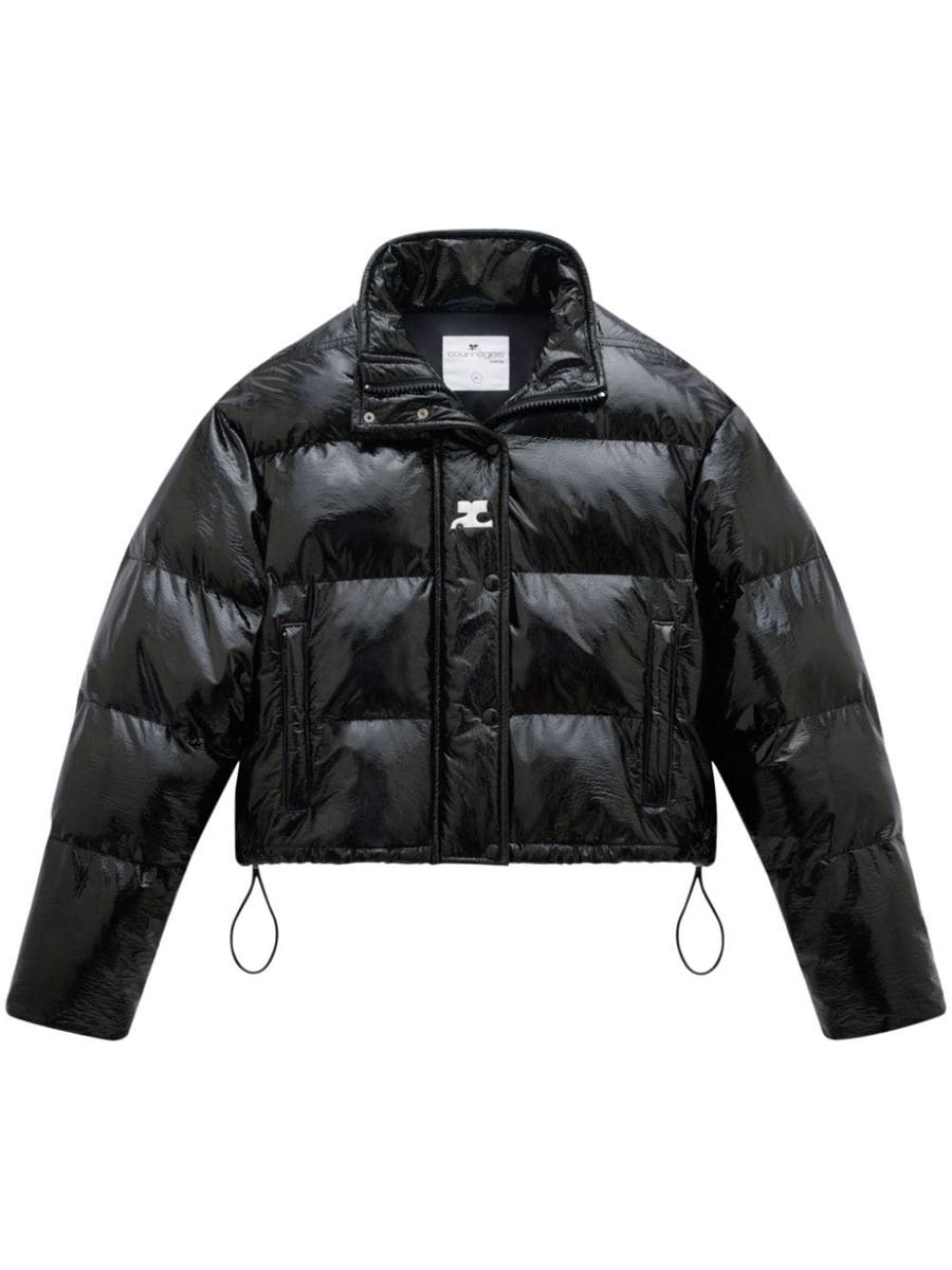 Courrèges Vinyl Crop Quilt Clothing