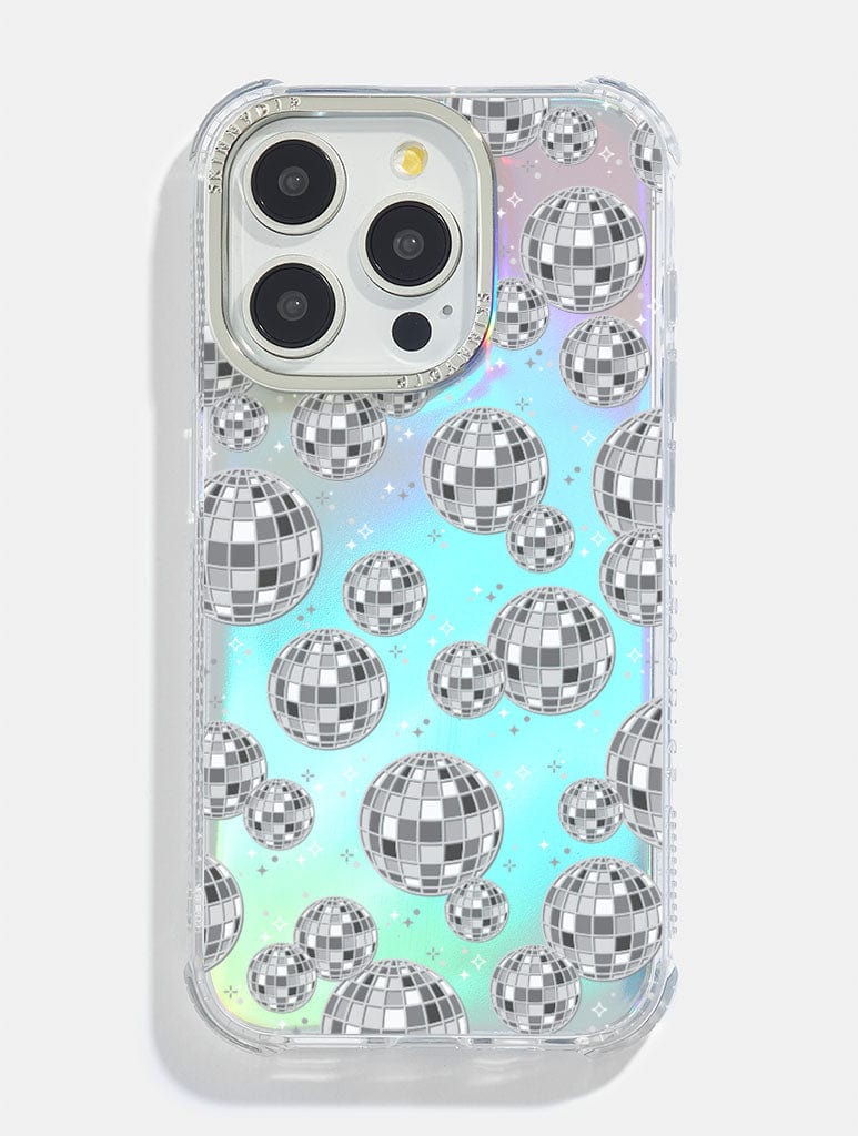 Disco Ball Repeat Holo Foil Shock i Phone Case, i Phone 14 Pro Max Case
