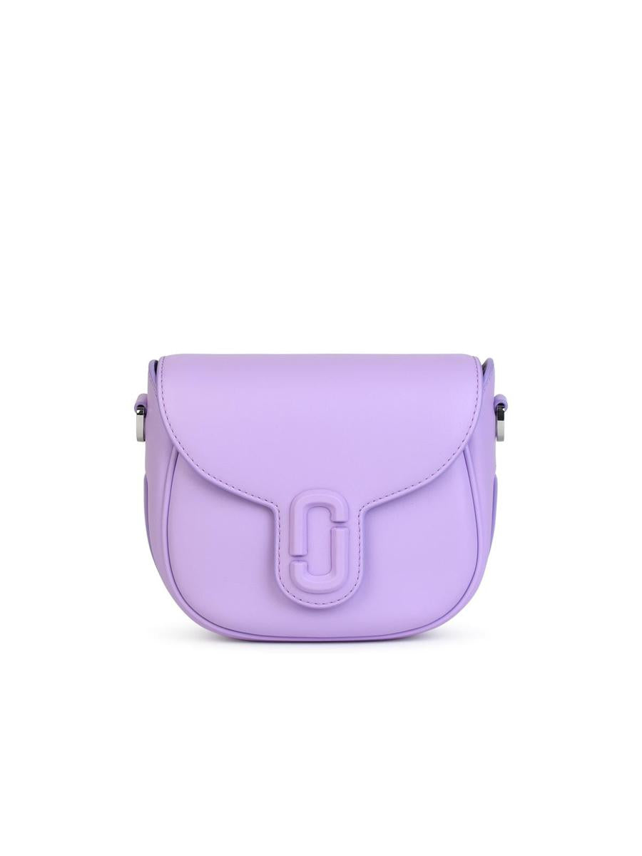 Marc Jacobs 'Saddle' Small Crossbody Bag In Matte Lilac Leather