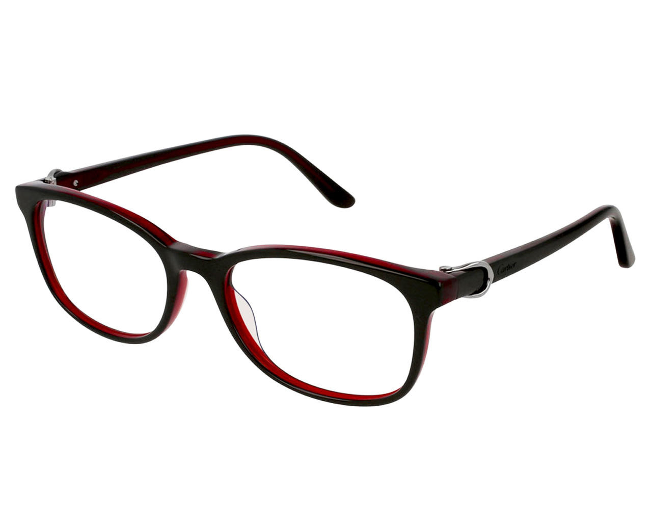CARTIER Transparent Black 54-18-140MM Women's Eyewear CT0008O 010