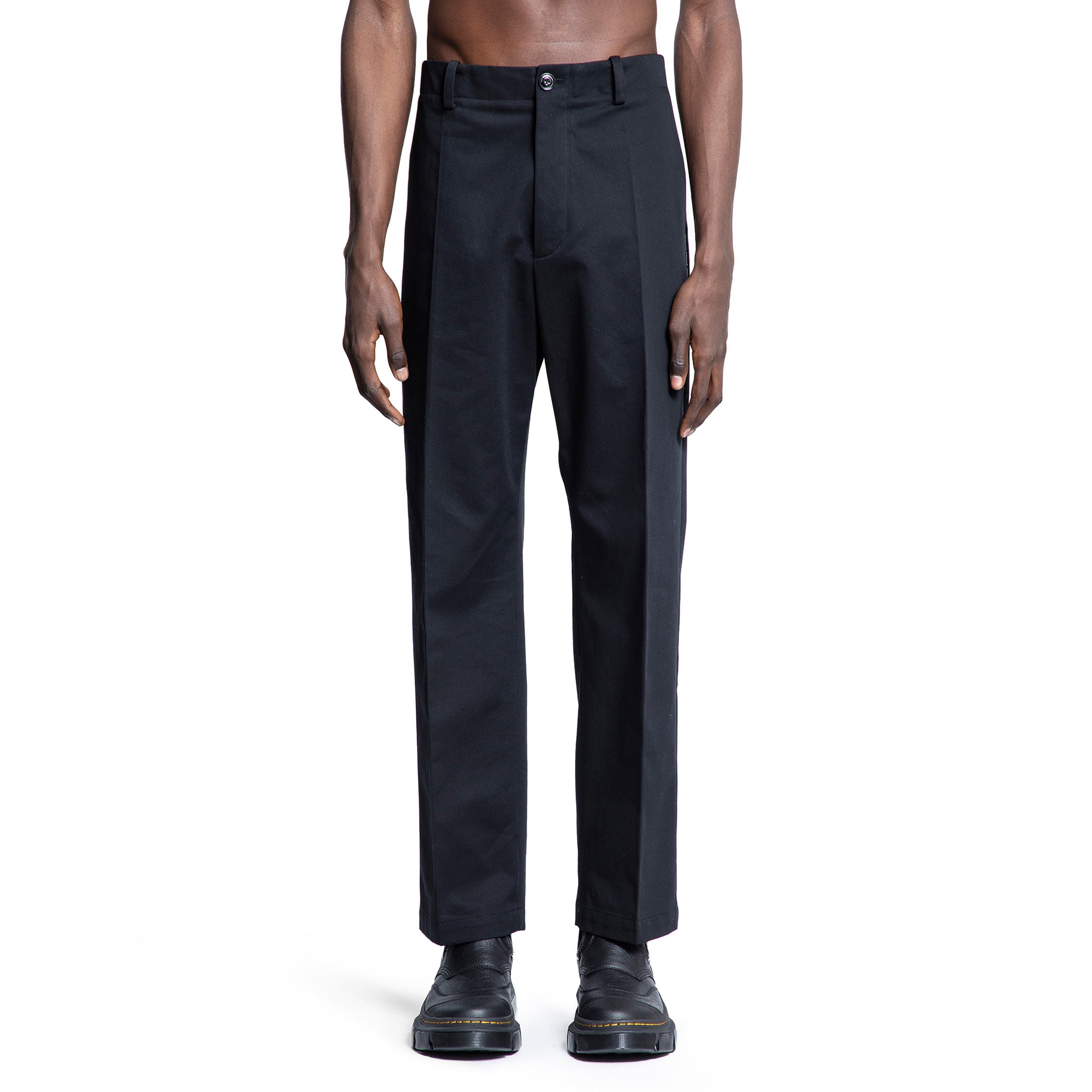MONCLER GENIUS MAN BLACK TROUSERS