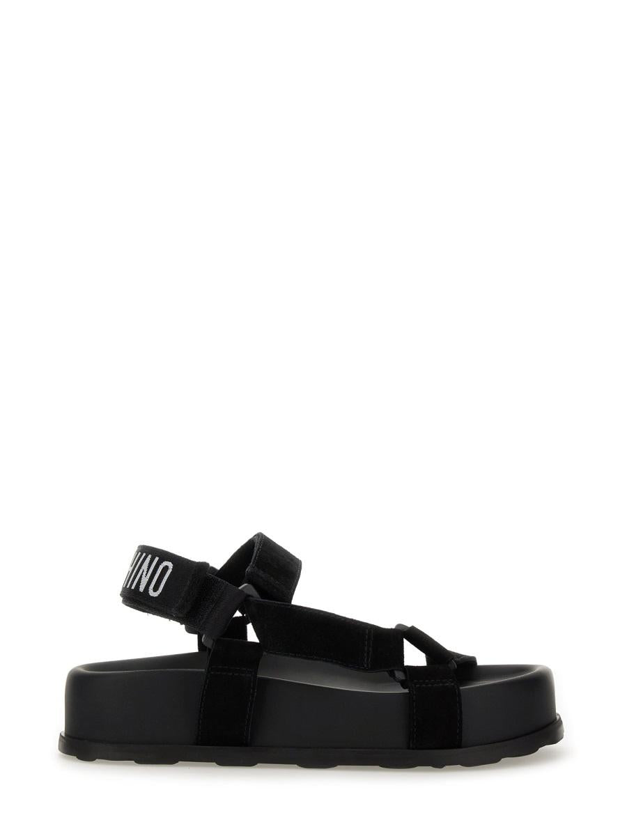 Moschino Sandal With Logo