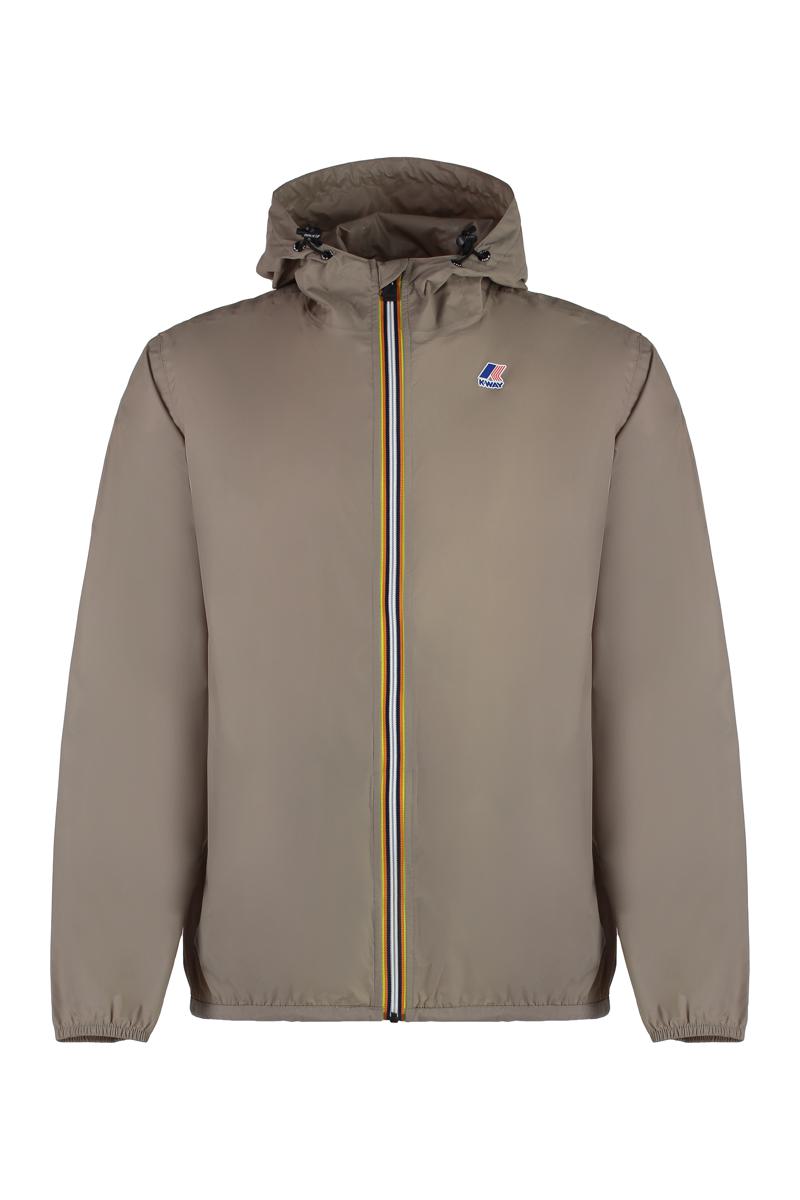 K-Way Claude Hooded Nylon Jacket