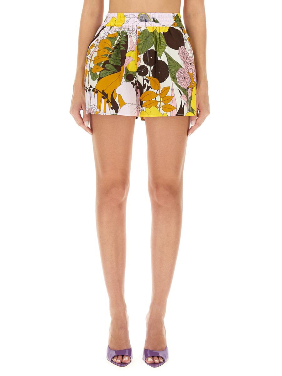 La DoubleJ Floral Print Shorts