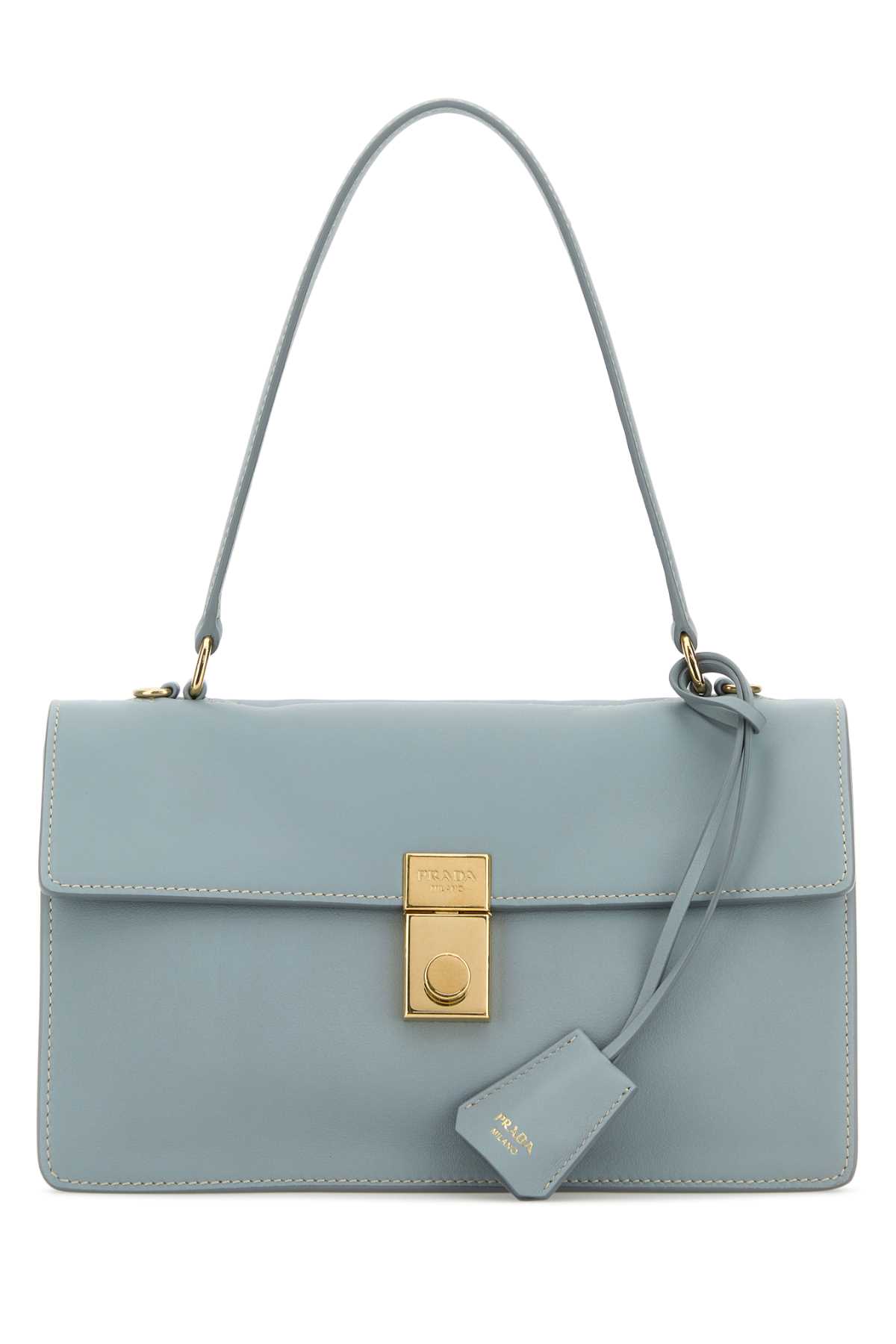Prada Powder Blue Leather Handbag