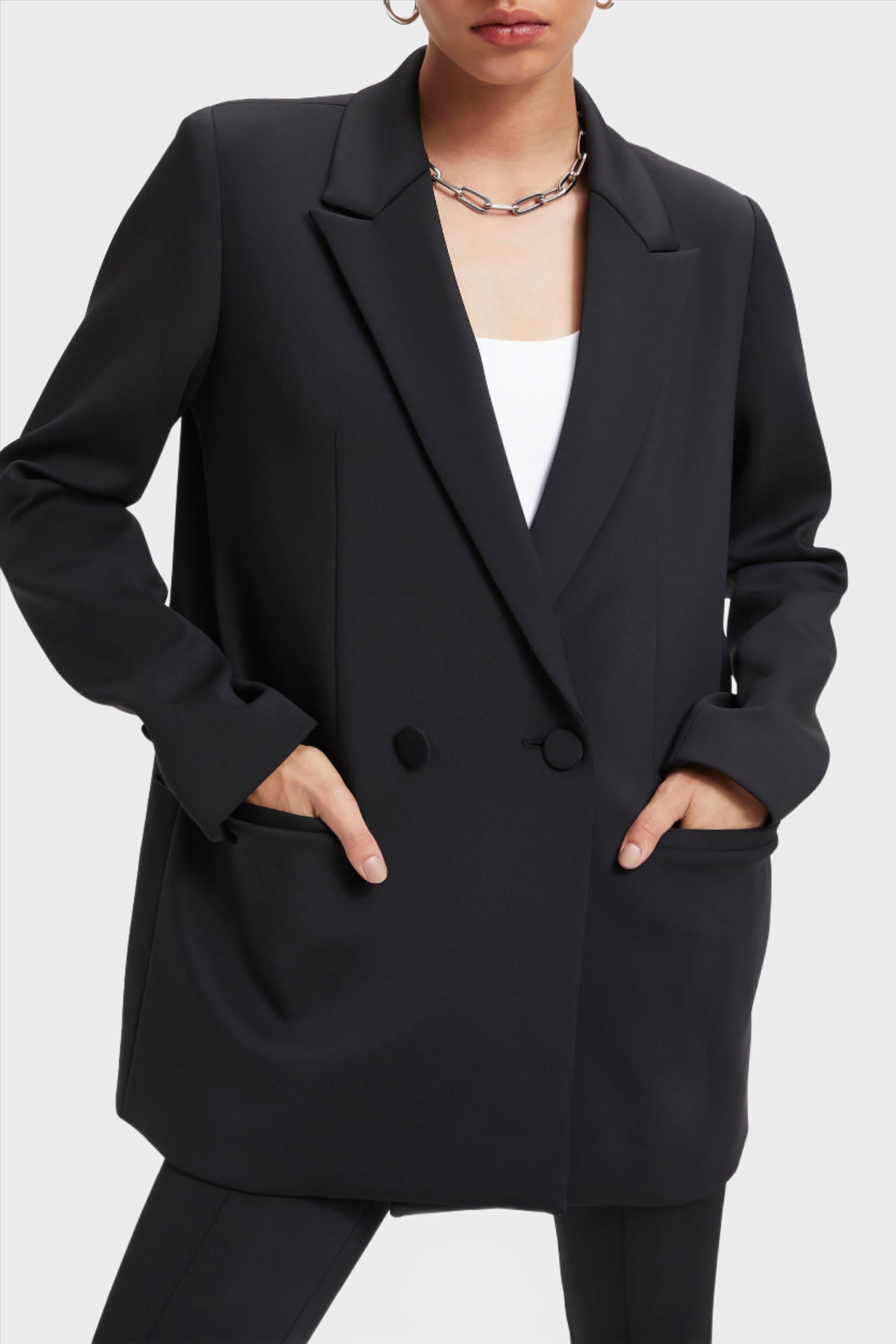 Good American Scuba Blazer 2.0 - Black XXL