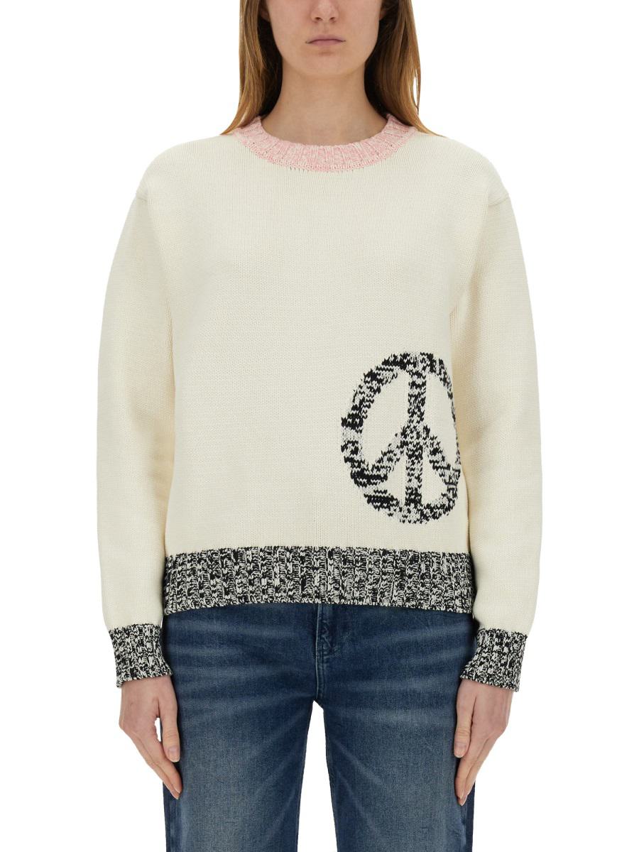 Moschino Jeans Mesh With Inlay Pattern