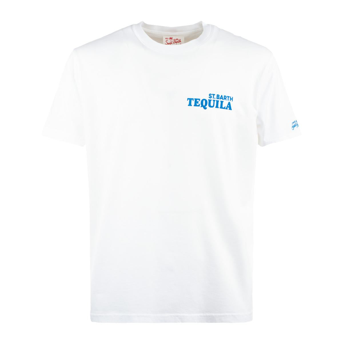 MC2 Saint Barth Cotton T-Shirt With Tequila Taster Print