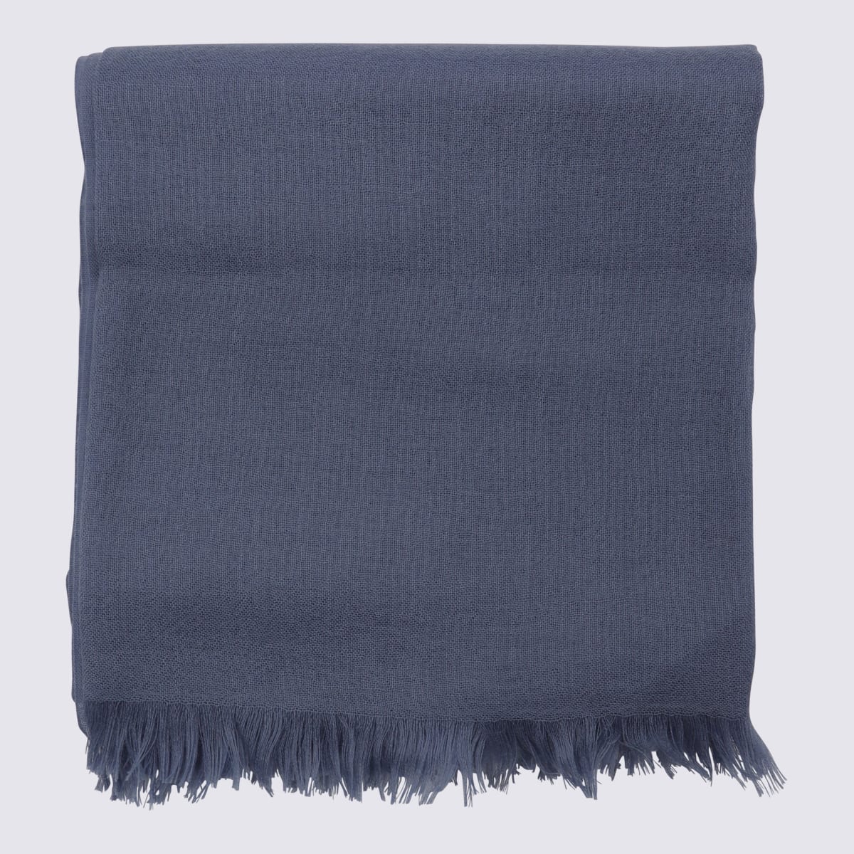 Brunello Cucinelli Blue Silk Scarves