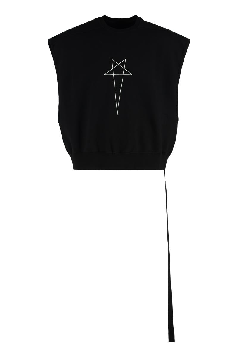 Drkshdw By Rick Owens Sleeveless Sweatshirt