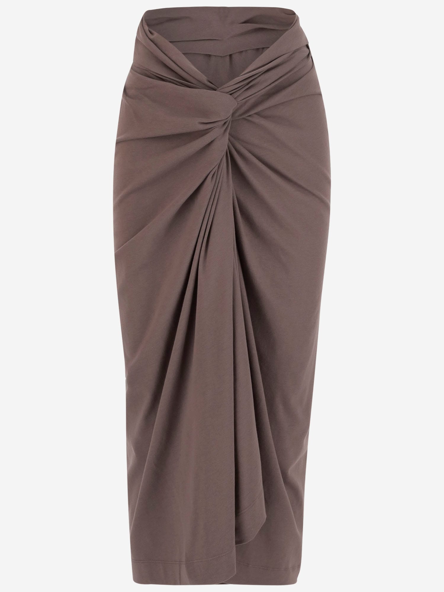 Dries Van Noten Long Cotton Skirt