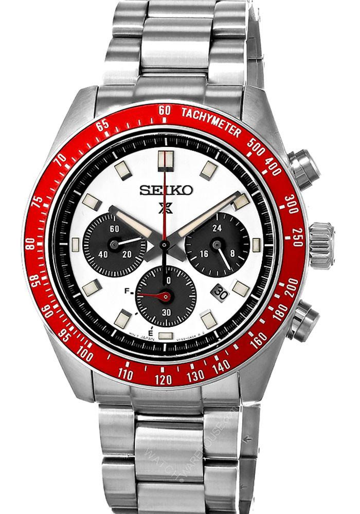 SEIKO Prospex Speedtimer Solar Chronograph 41.4MM Men's Watch SSC945