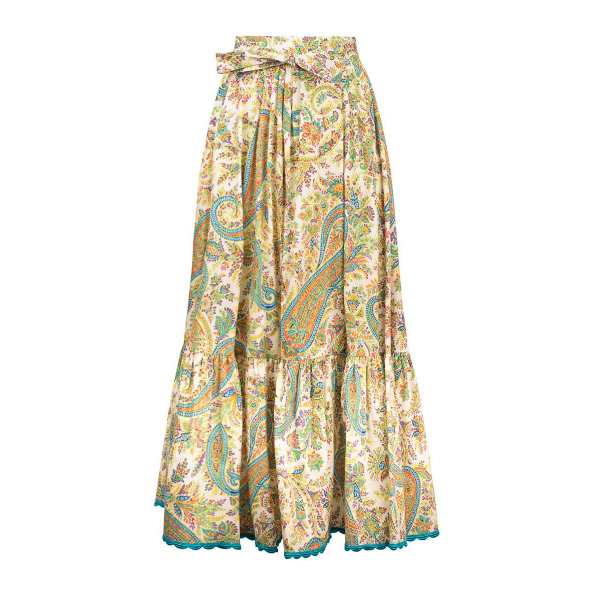 Etro 佩斯利印花半身裙