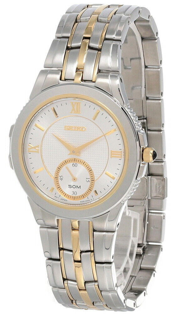 Seiko Le Grand Sport Silver Dial 2-Tone Men's Watch SRK010