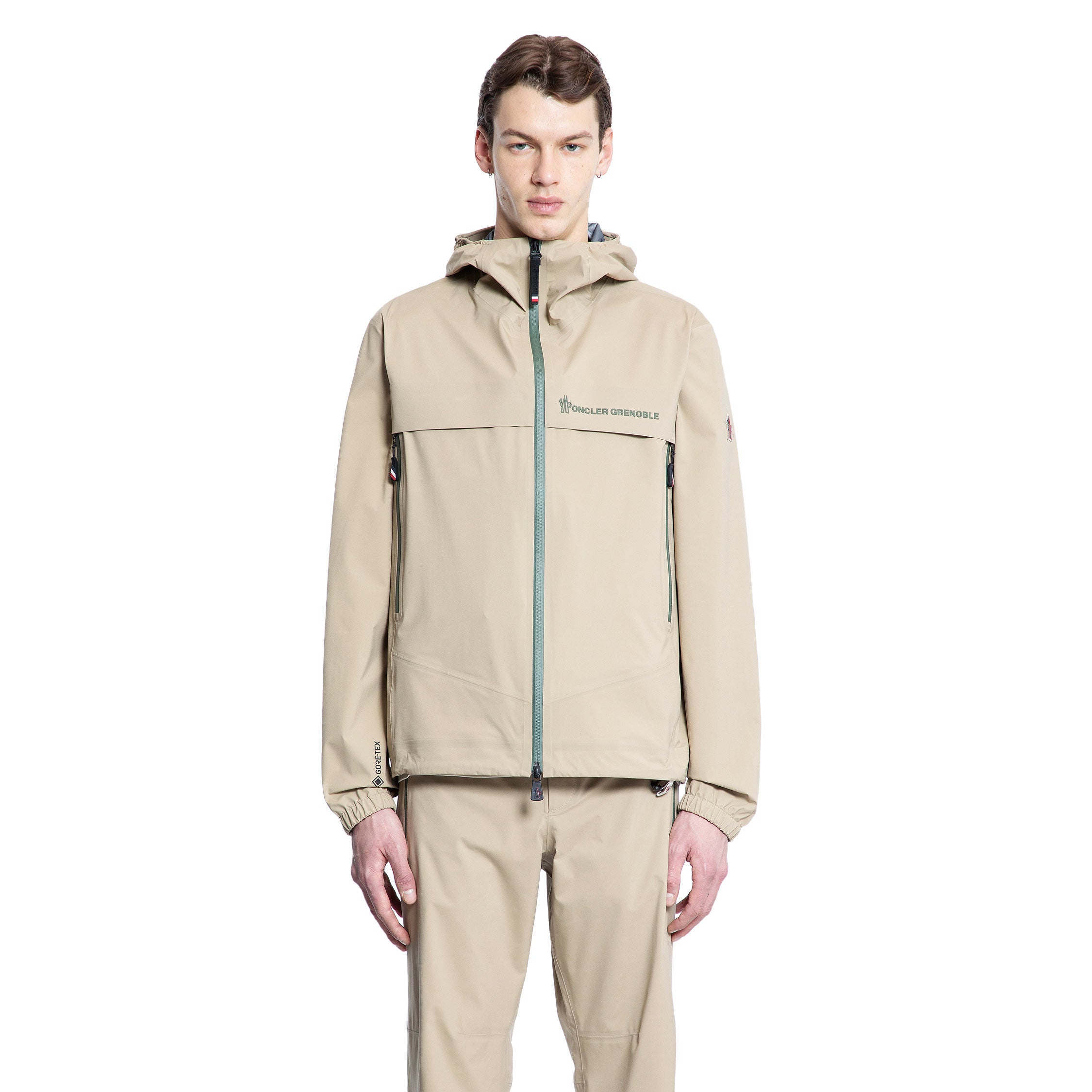 MONCLER GRENOBLE MAN BEIGE JACKETS