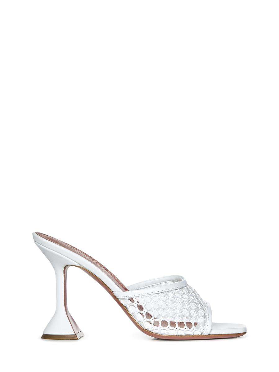 Amina Muaddi Lupita Net 95 Sandals