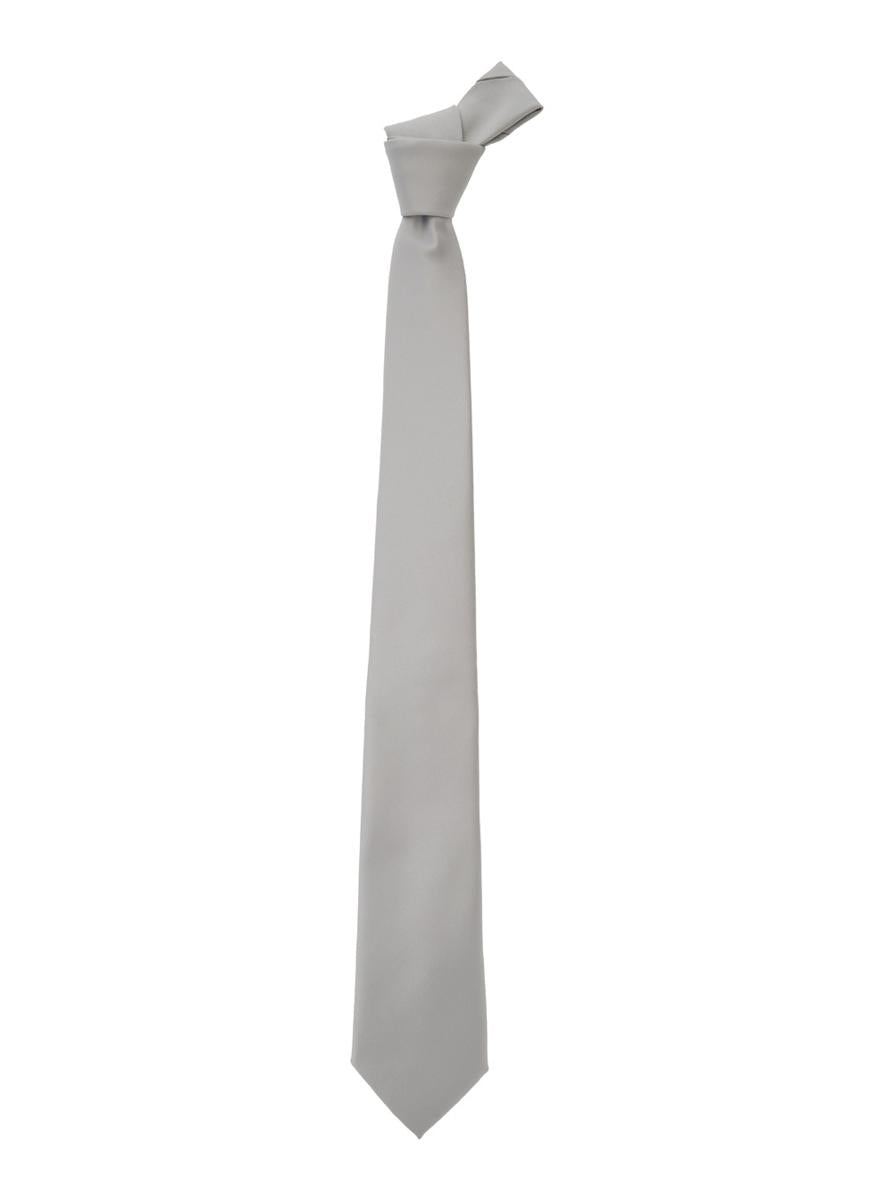 Grey Classic Tie In Fabric Man