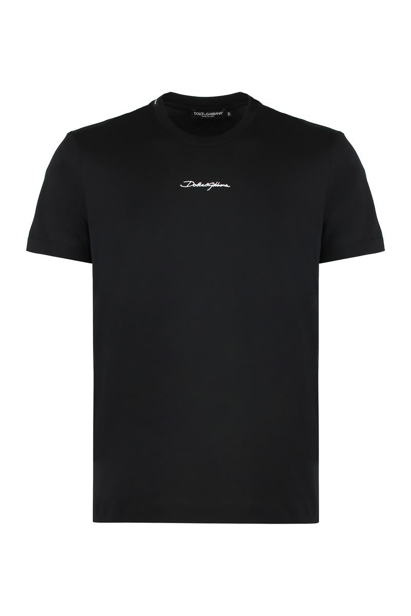 Dolce & Gabbana Cotton Crew-Neck T-Shirt