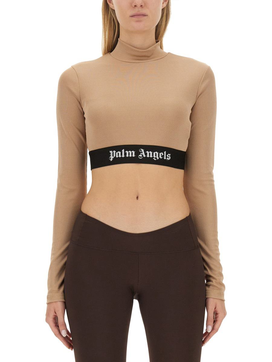 Palm Angels 短款Logo上衣