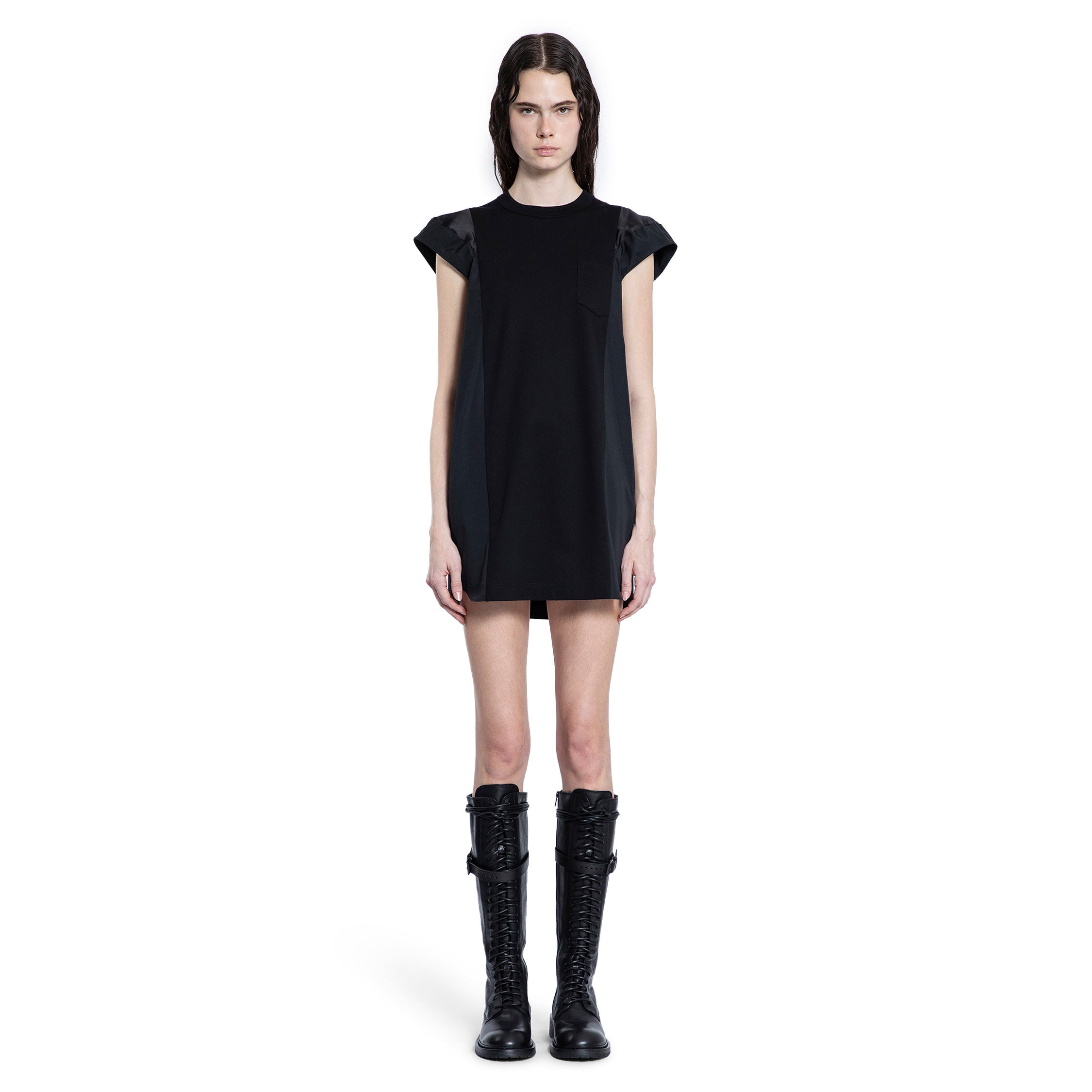 SACAI 女士黑色连衣裙