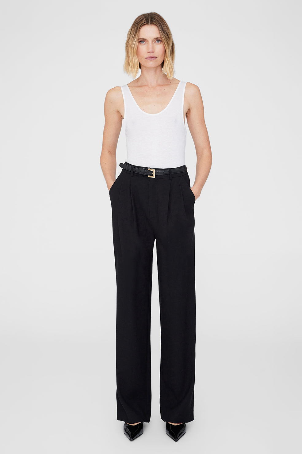 Carrie Pant - Black Twill 32