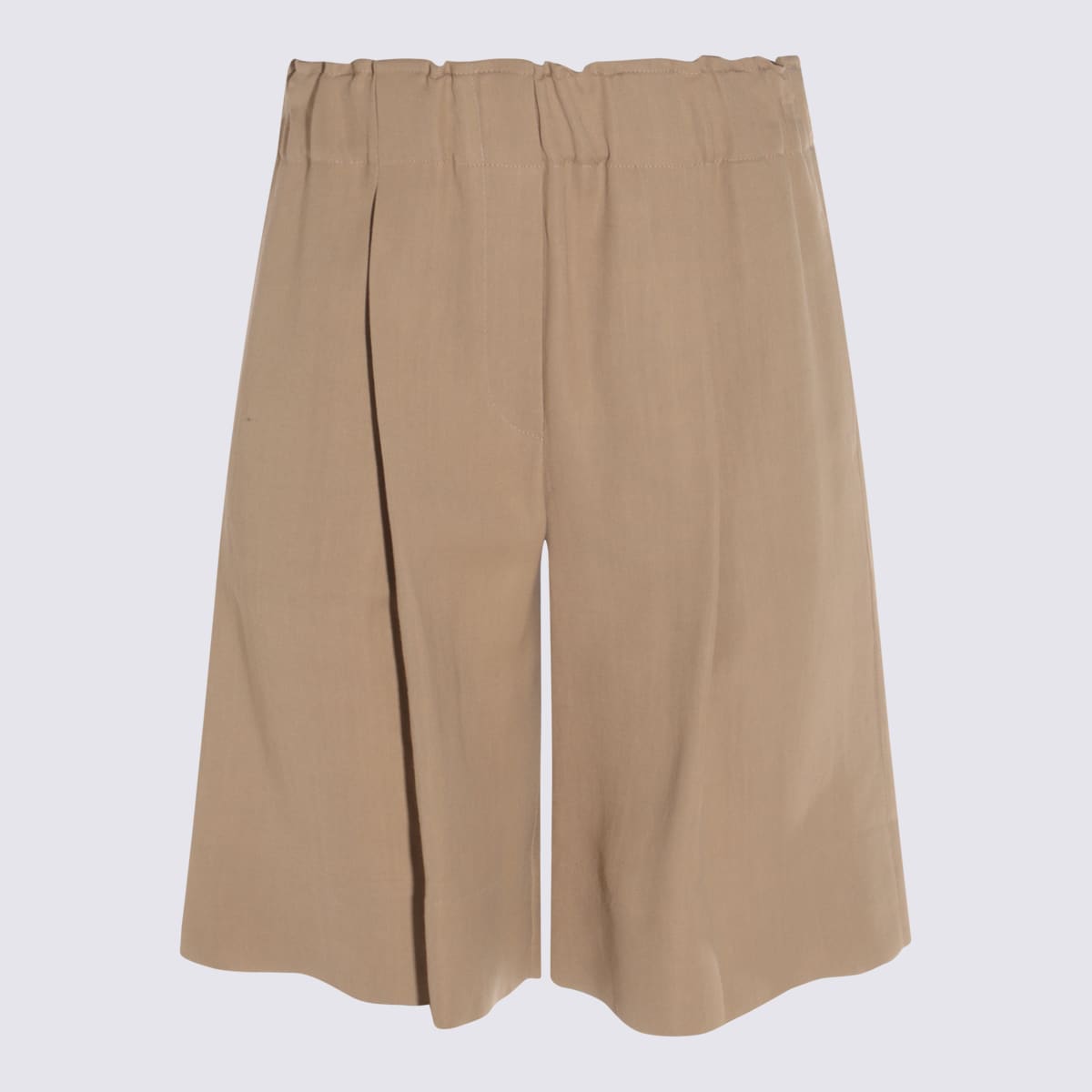 Antonelli Beige Linen Shorts