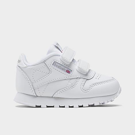 Kids' Toddler Reebok Classic Leather Hook-And-Loop Casual Shoes