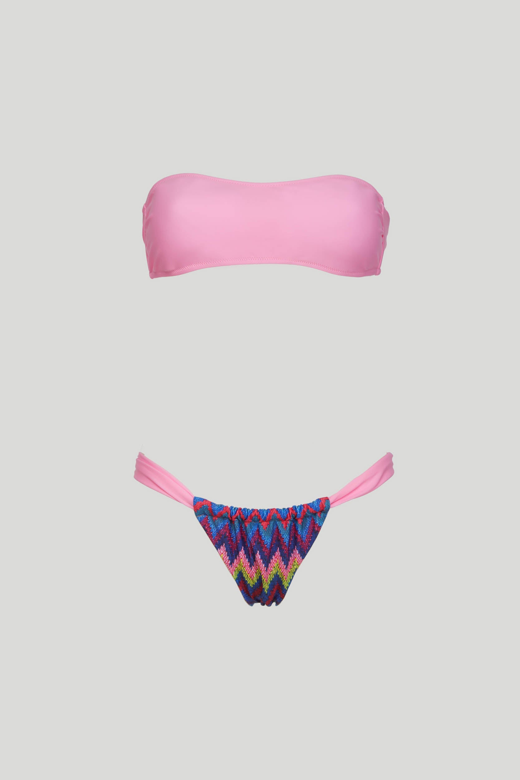 秘密爱情比基尼波西塔诺con Top a Fascia Rosa