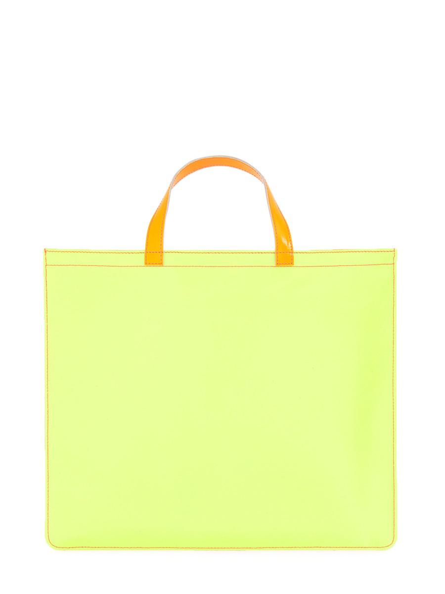 Comme Des Garçons Super Fluo Leather Tote Bag Unisex