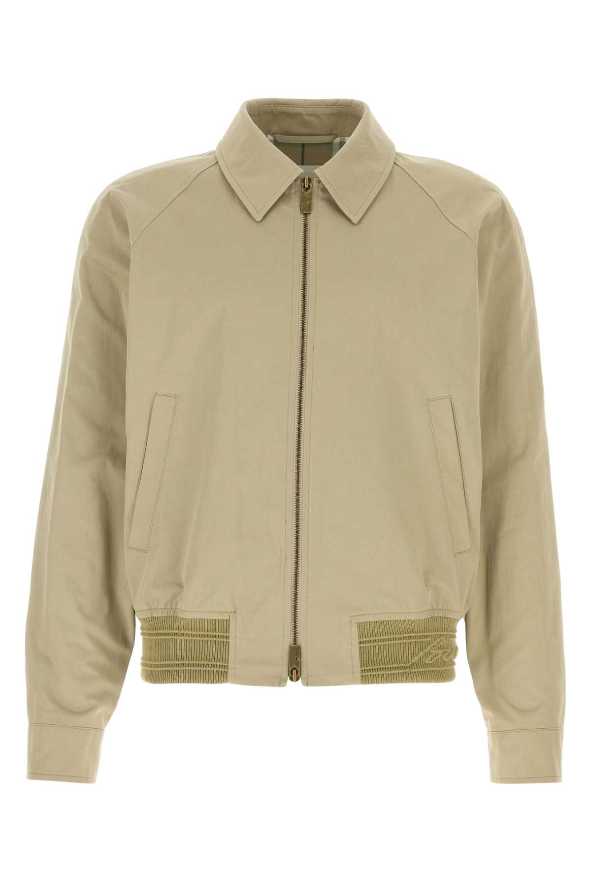 Burberry卡其色棉质夹克