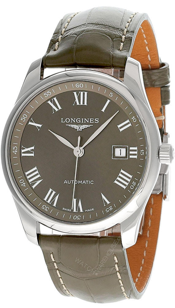 LONGINES Master Collection AUTO 40MM Gray Dial Leather Men's Watch L27934713 / L2.793.4.71.3