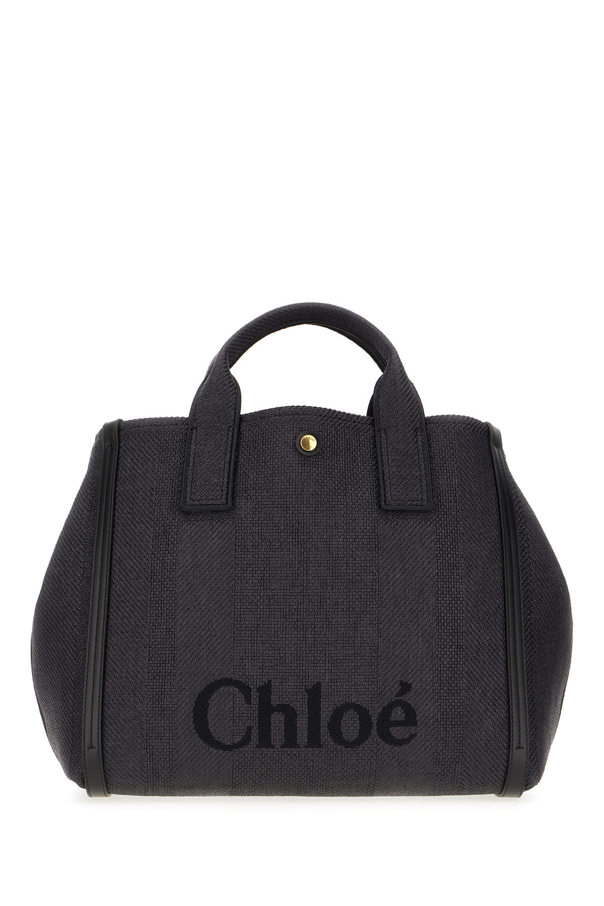 Chloé 黑色棉混纺手提购物袋