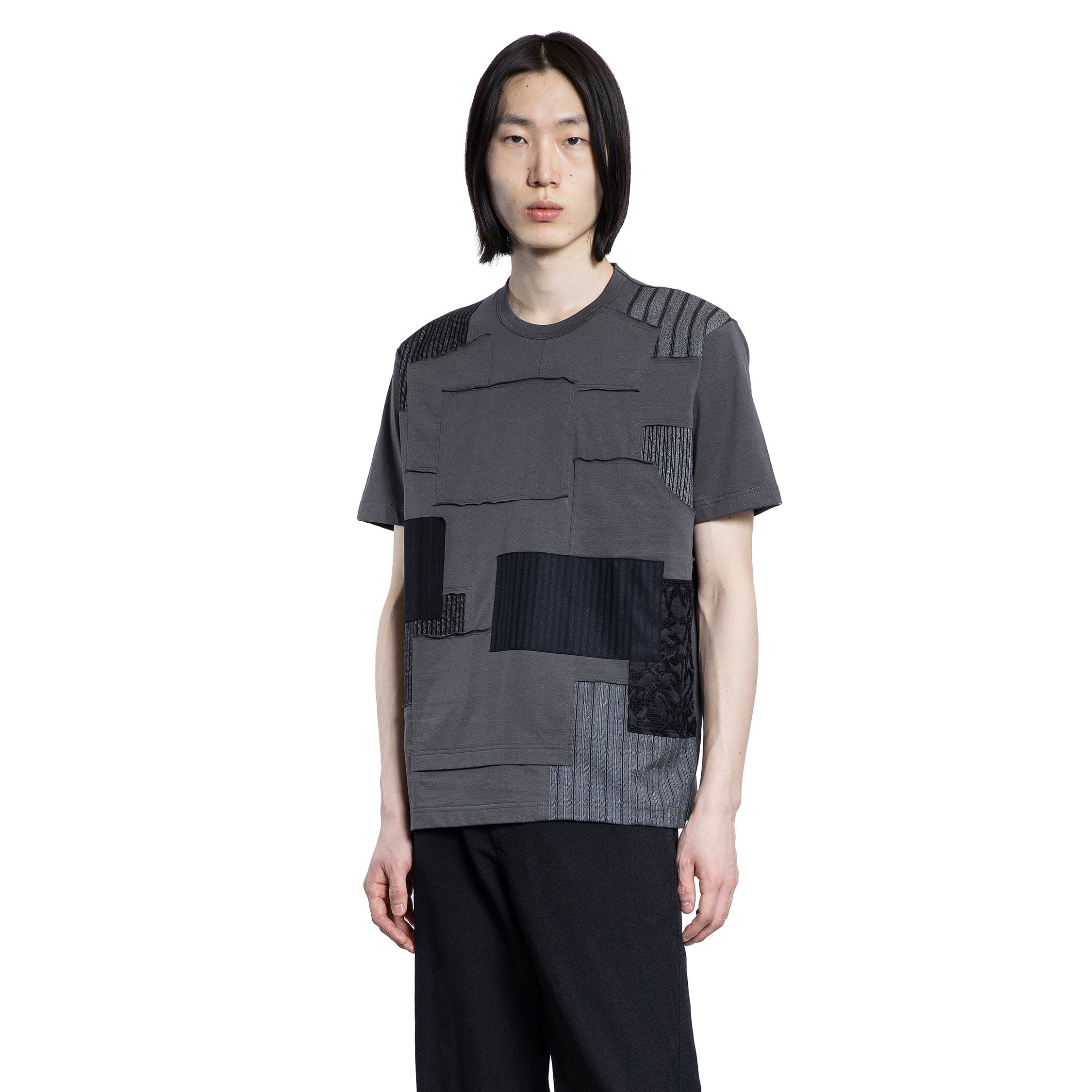 JUNYA WATANABE MAN GREY T-SHIRTS & TANK TOPS